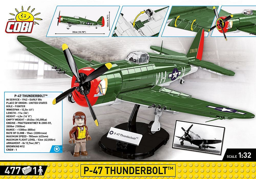 COBI-5737 P-47 Thunderbolt