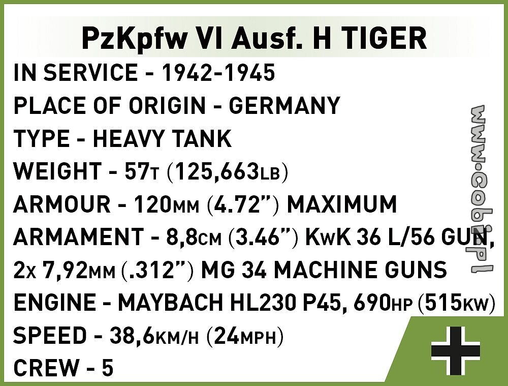 Cobi Panzer VI Tiger 131 COBI-2710