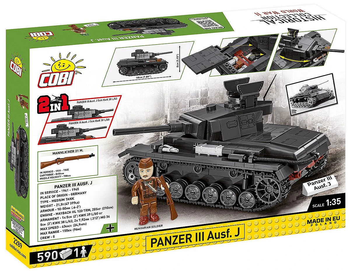 COBI-2289 Panzer III Ausf.J