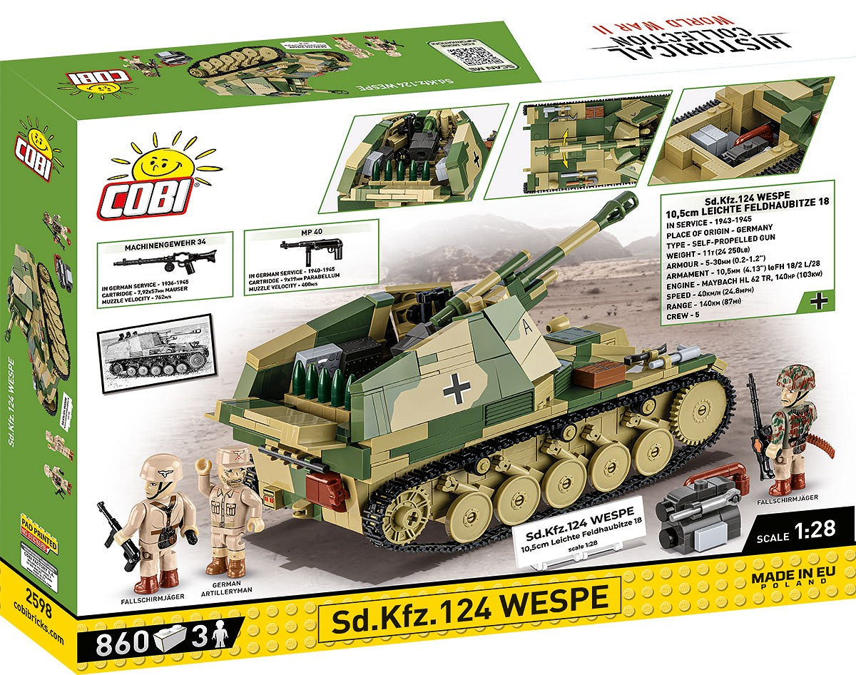 COBI-2598 Sd.Kfz.124 Wespe - Executive Edition