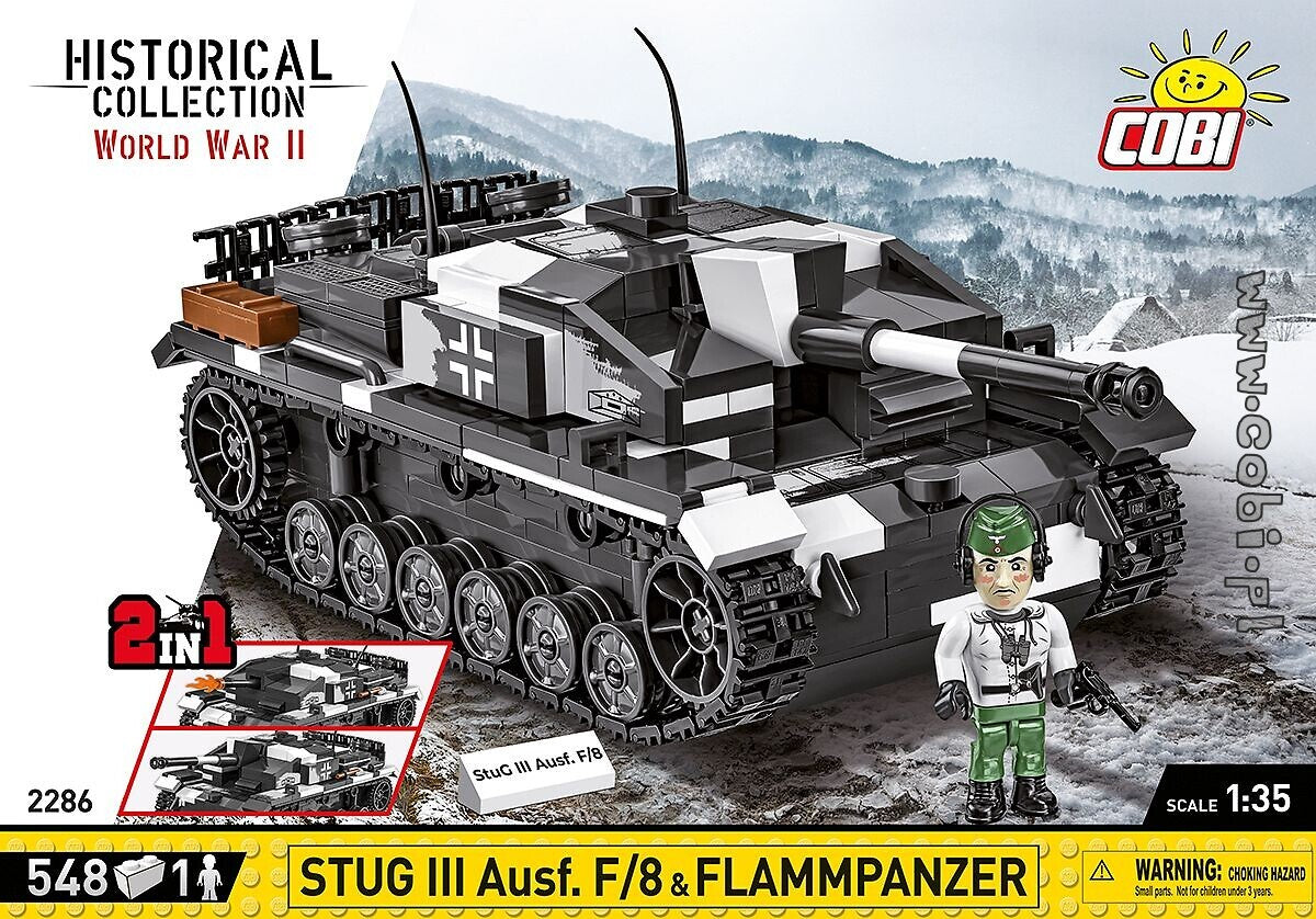 COBI-2286 StuG III Ausf.F/8 & Flammpanzer