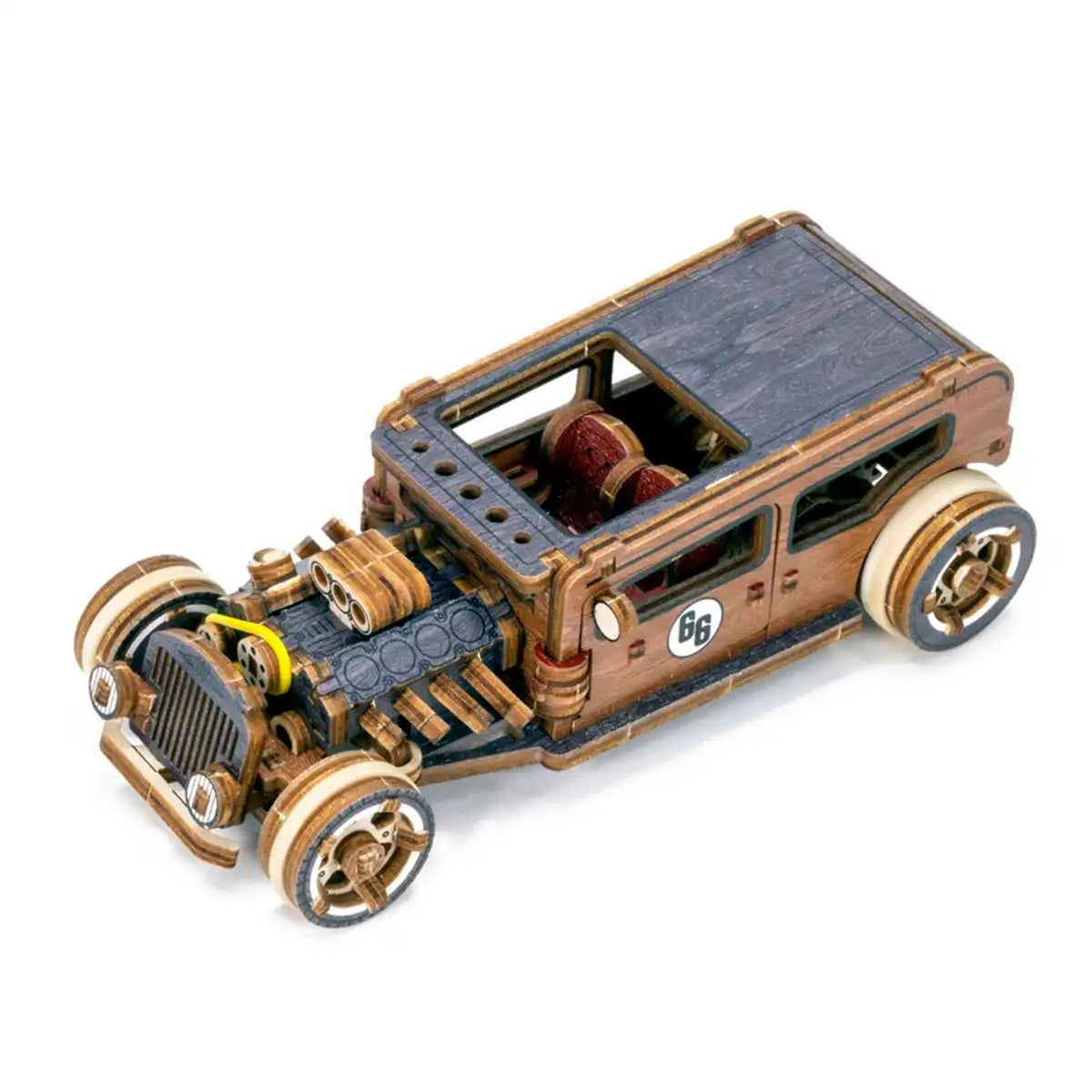 Wooden City Hot Rod Limited Edition 3D Wooden Car Puzzle – LE001
