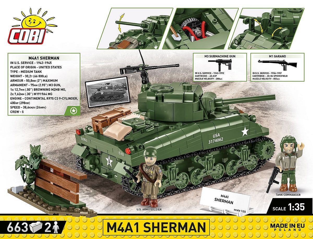 COBI-3126 M4A1 Sherman
