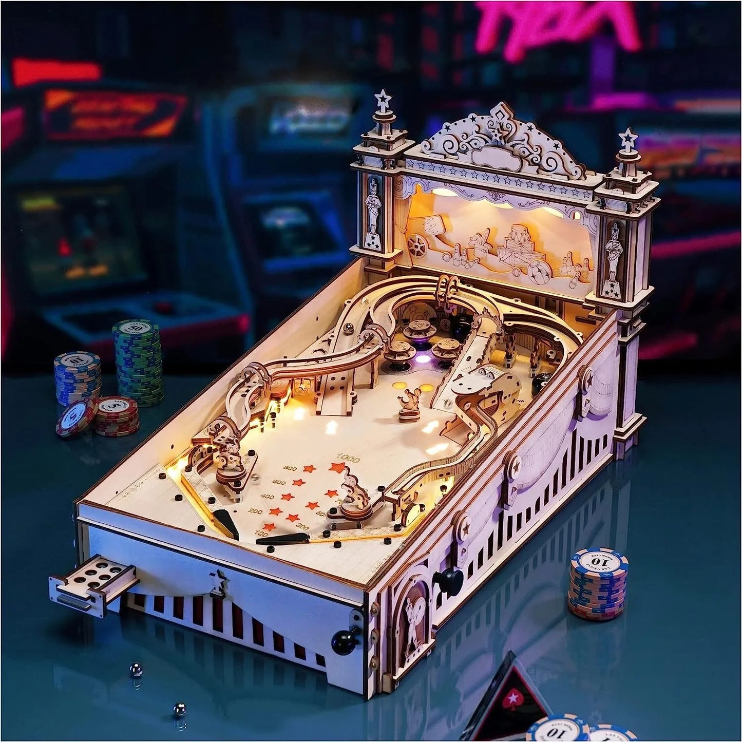 ROKR 3D Pinball Machine EG01