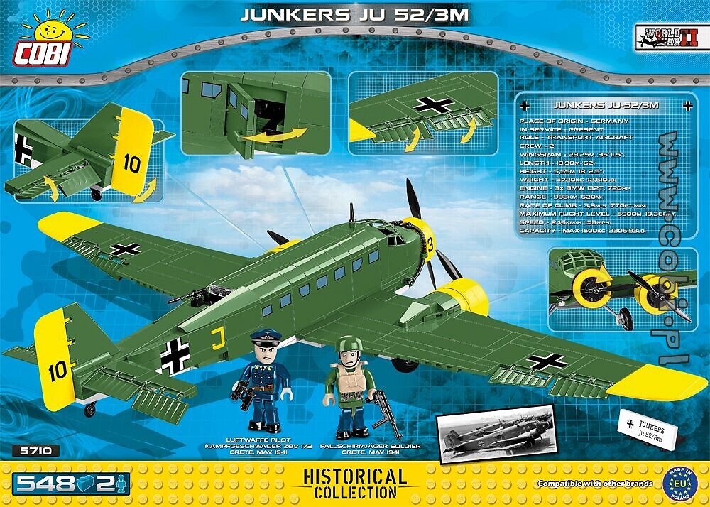 COBI-5710 Junkers Ju52/3m
