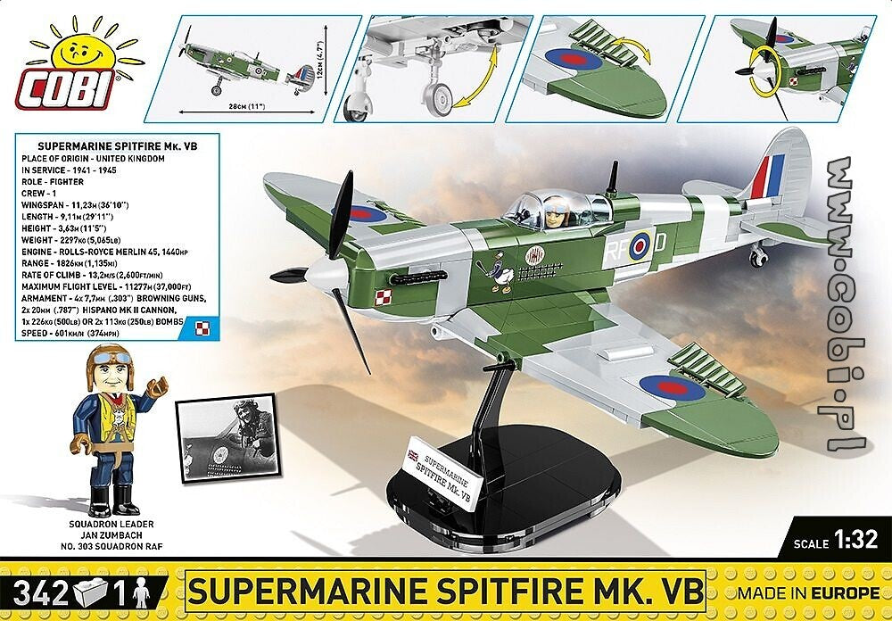 Cobi Supermarine Spitfire Mk.VB COBI-5725
