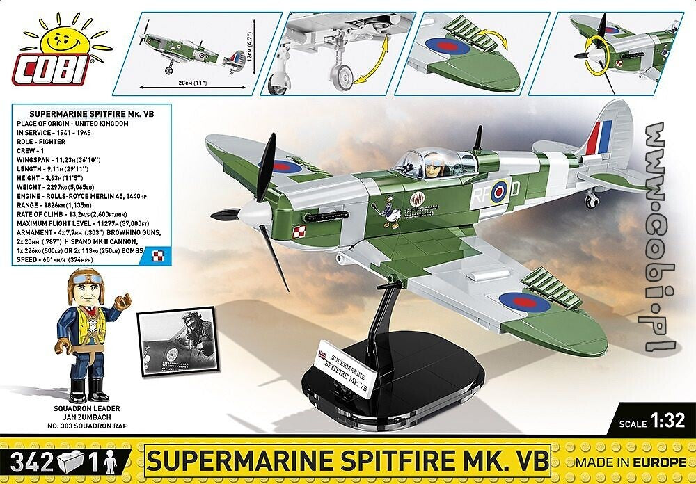 COBI-5725 Supermarine Spitfire Mk.VB