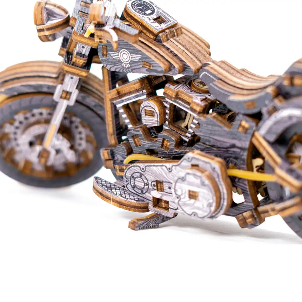 Wooden City Cruiser V-Twin Limited Edition 3D Wooden Motorbike Puzzle – LE002