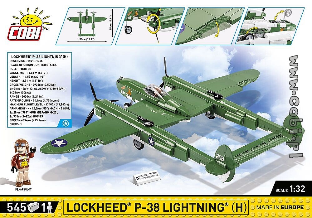 COBI-5726 Lockheed P-38 H Lightning