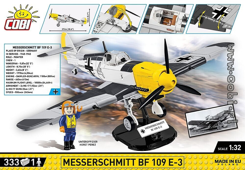 Cobi Messerschmitt Bf 109 E-3 COBI-5727