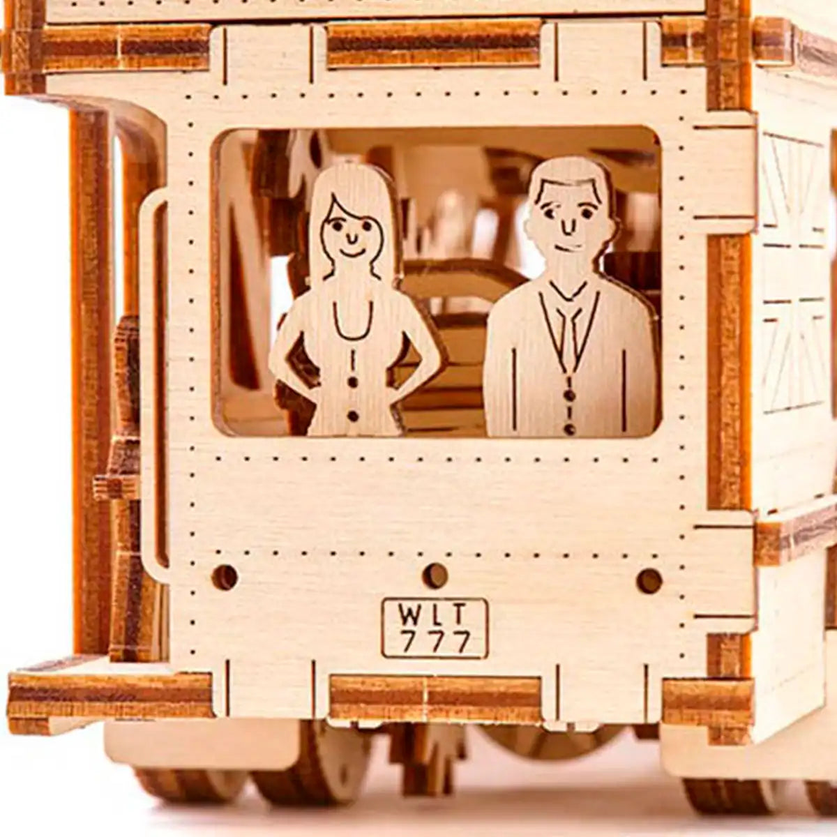 Wooden City London Bus 3D Wooden Bus Puzzle – WR303