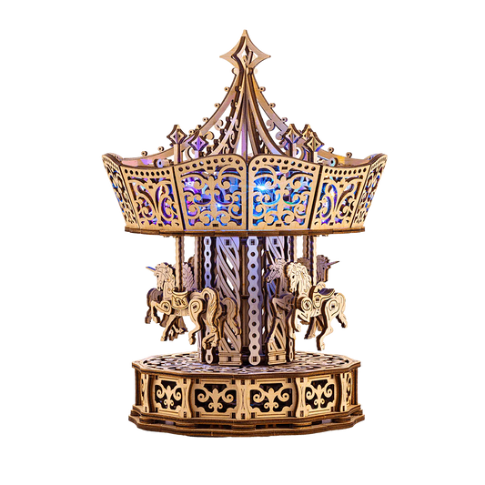 Wood Trick Parisian Carousel WDTK051