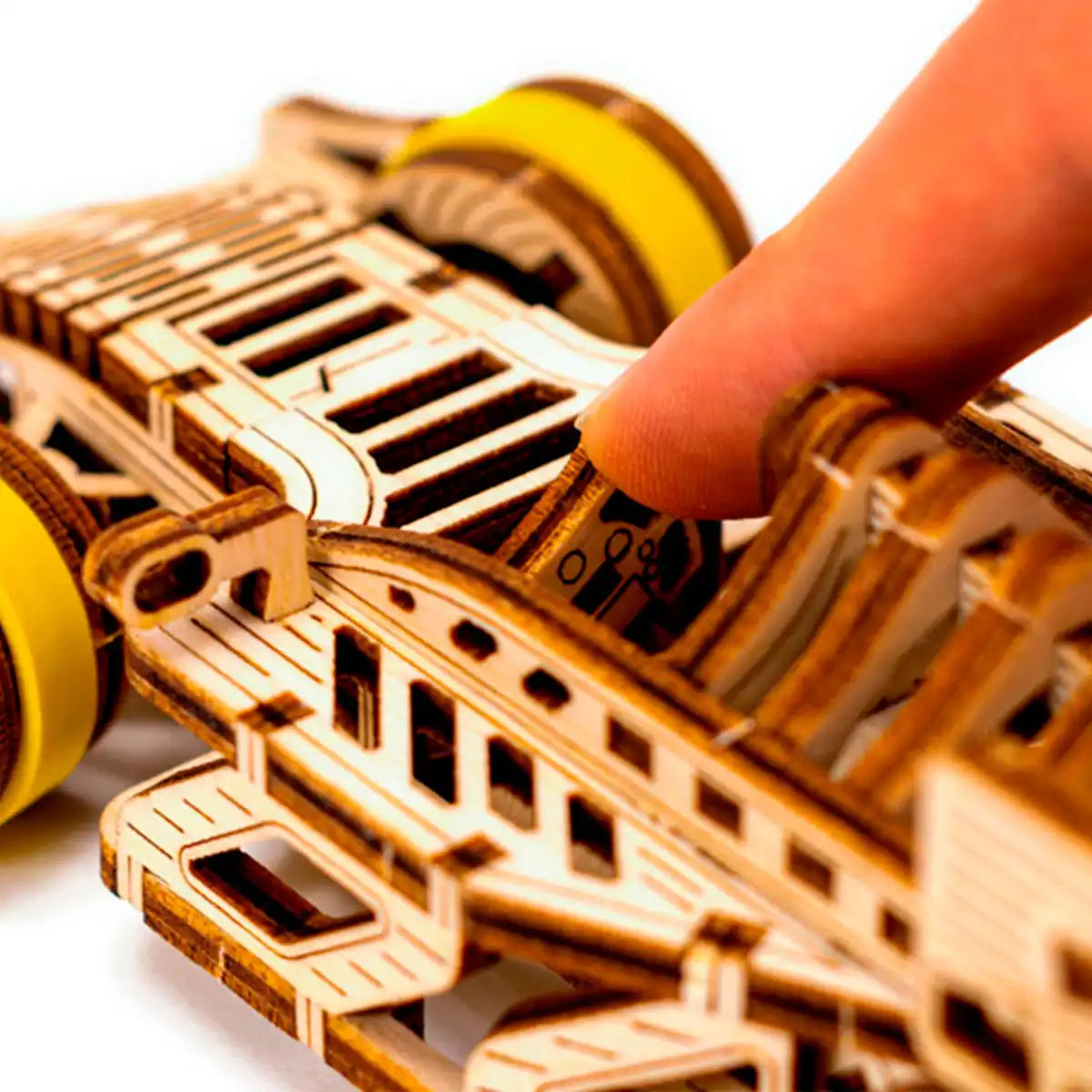 Wooden City Bolid 3D Wooden Car Puzzle – WR326