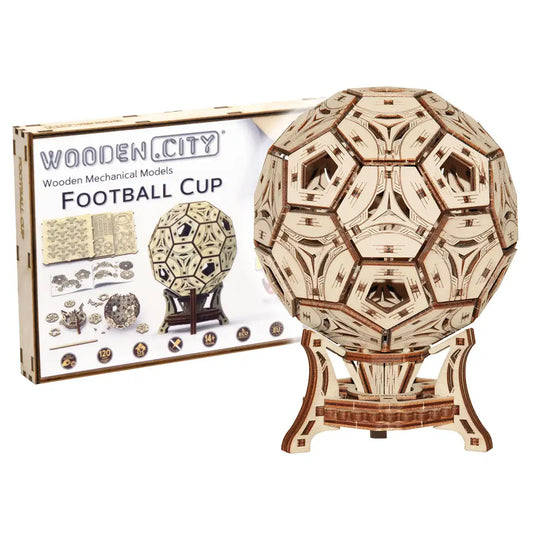 Wooden City Football Cup Multifunctional Organiser 3D Wooden Puzzle – WR335