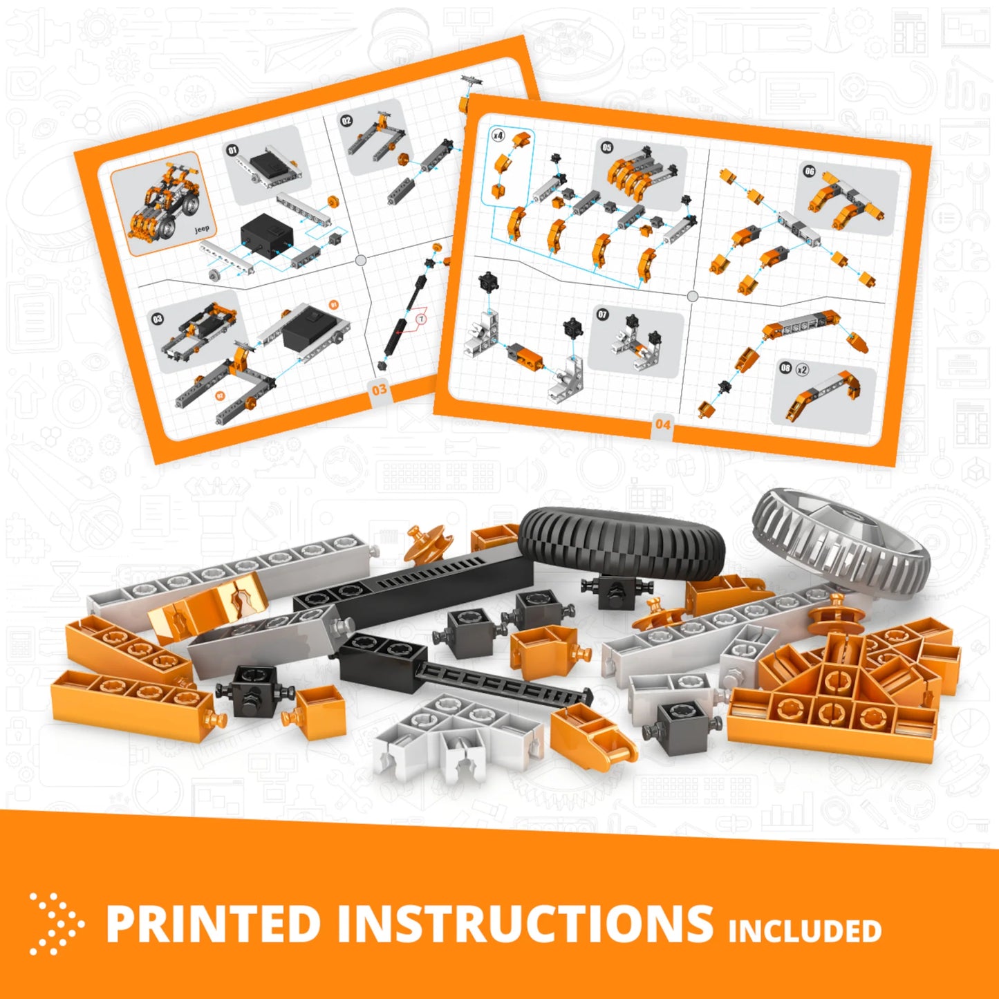 Engino ENG-5030 Inventor 50 in 1 Models Motorized Set