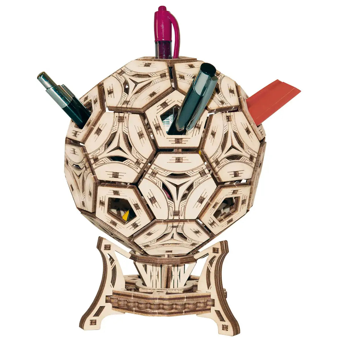 Wooden City Football Cup Multifunctional Organiser 3D Wooden Puzzle – WR335