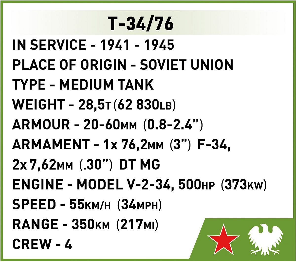 COBI-2595 T-34/76 mod. 1941/42