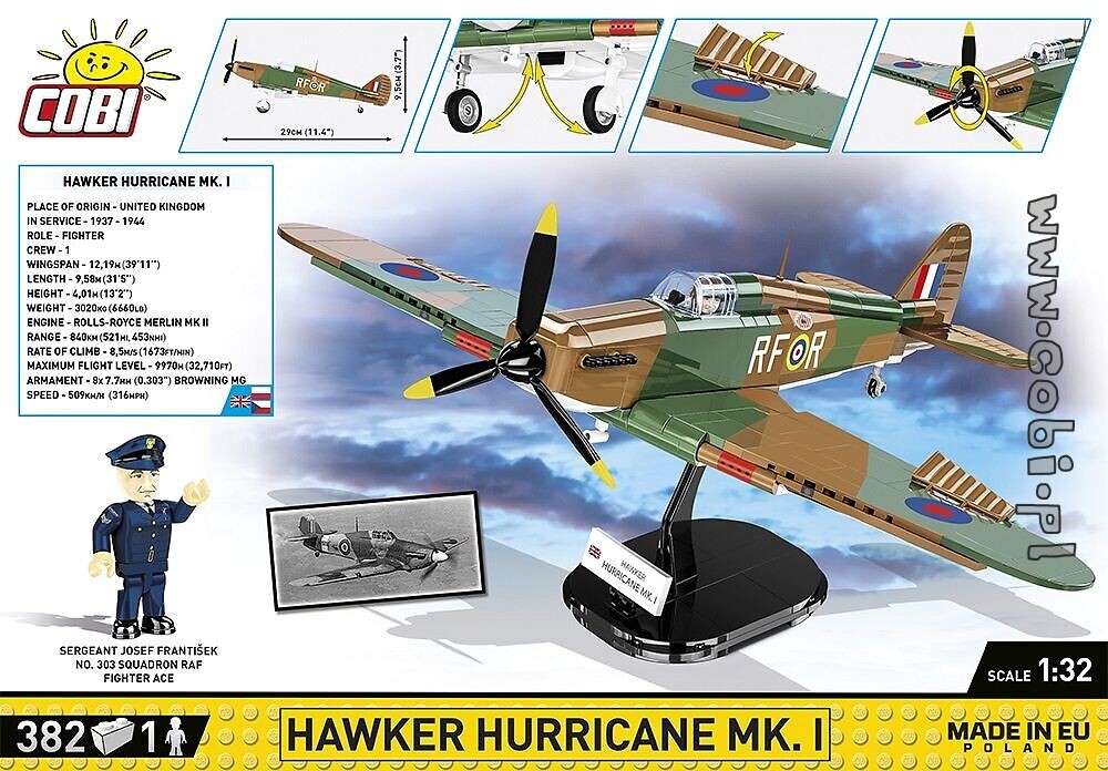 Cobi Hawker Hurricane Mk.I COBI-5728