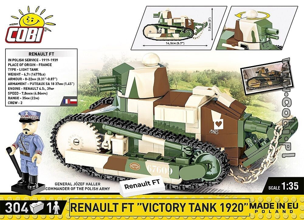 Cobi Renault FT "Victory Tank 1920" COBI-2992