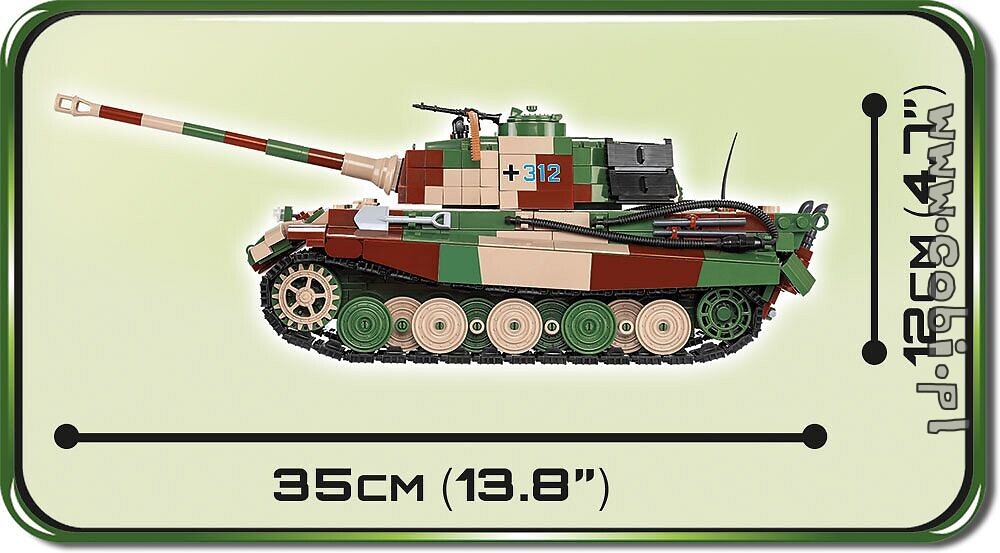 Cobi Panzerkampfwagen VI Ausf. B Königstiger ( King / Royal Tiger ) COBI-2540