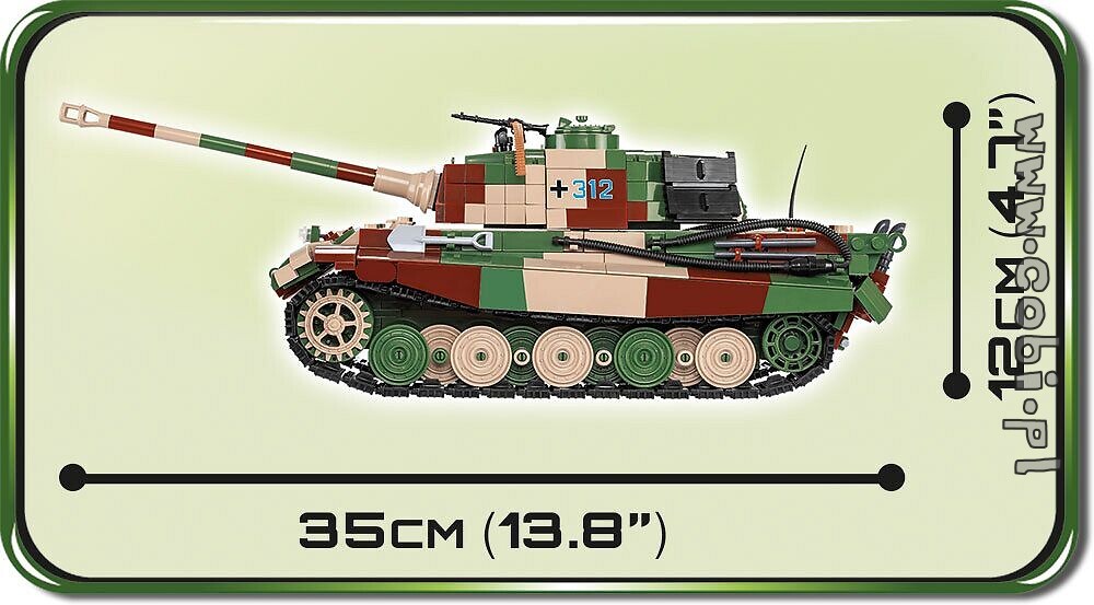 COBI-2540 Panzerkampfwagen VI Ausf. B Königstiger ( King / Royal Tiger )