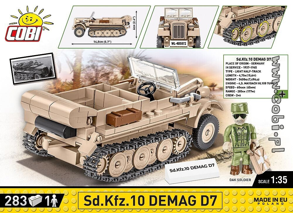 COBI-2273 Sd.Kfz 10 Demag D7
