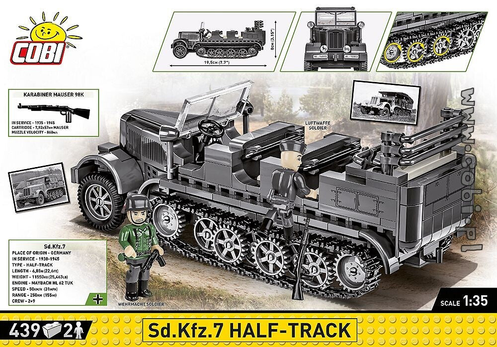 COBI-2275 Sd.Kfz. 7 Half-Track