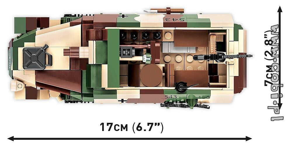 COBI-2283 Sd.Kfz. 251/9 Stummel
