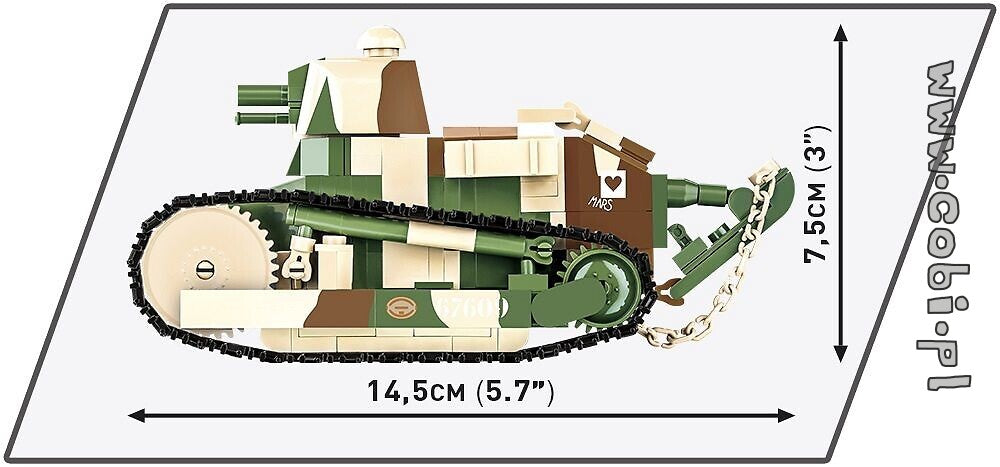 COBI-2992 Renault FT "Victory Tank 1920"