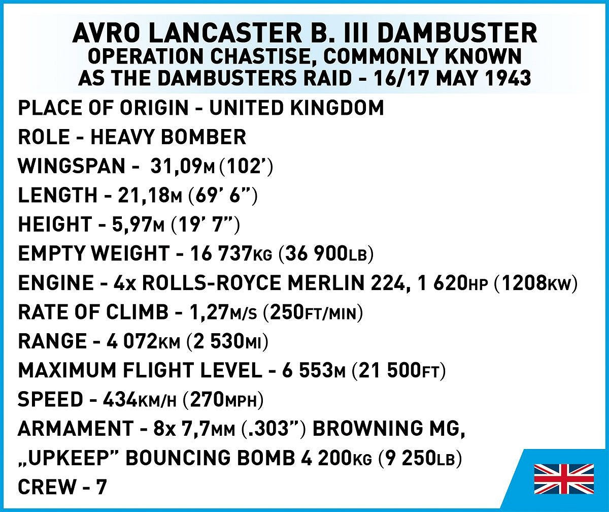COBI-5758 Avro Lancaster B. III Dambuster - Executive Edition