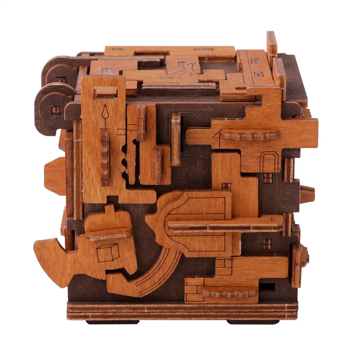Wooden City Escape Room Puzzle Box 3D Wooden Box Puzzle – WR354