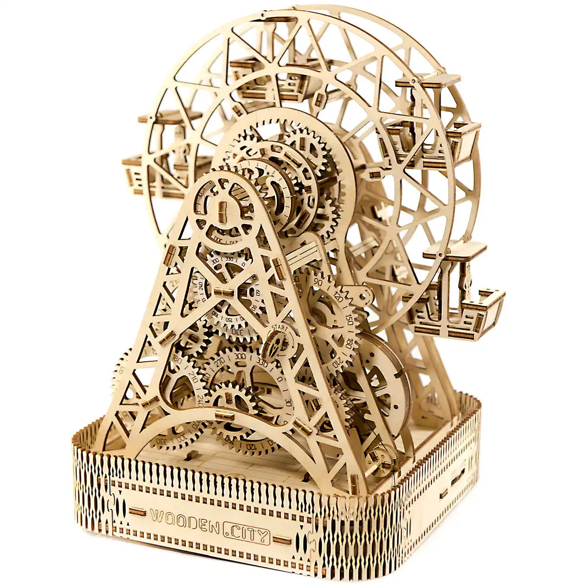 Wooden City Ferris Wheel 3D Wooden Decoration Puzzle – WR306