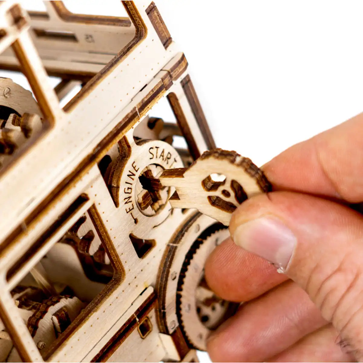 Wooden City London Bus 3D Wooden Bus Puzzle – WR303