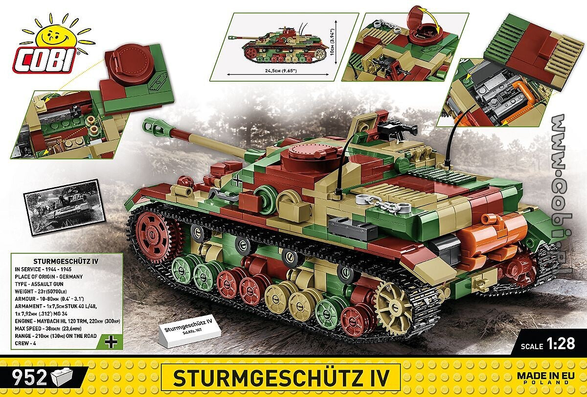 Cobi Sturmgeschütz IV Sd.Kfz.167  COBI-2576
