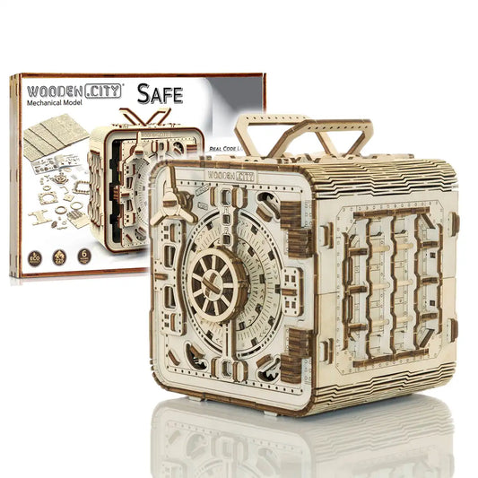 Wooden City Safe 3D Wooden Box Puzzle – WR322