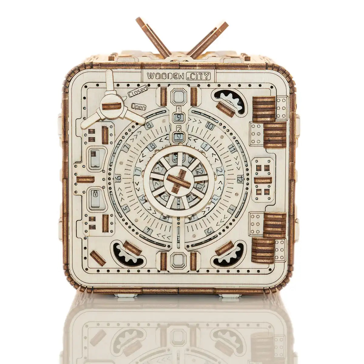 Wooden City Safe 3D Wooden Box Puzzle – WR322