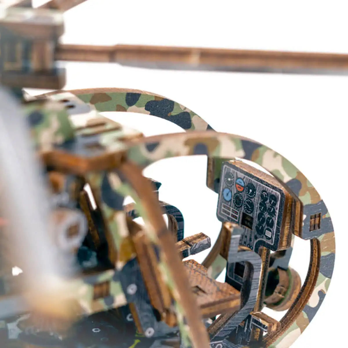 Wooden City Helicopter Limited Edition 3D Wooden Puzzle – LE011
