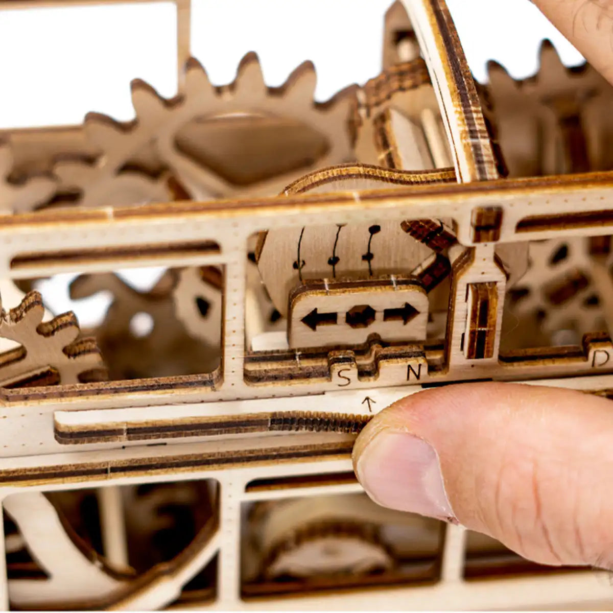 Wooden City London Bus 3D Wooden Bus Puzzle – WR303