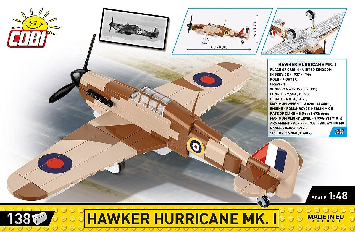 COBI-5866 Hawker Hurricane Mk.1