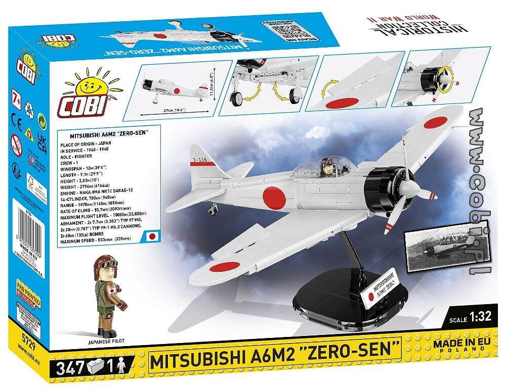 COBI-5729 Mitsubishi A6M2 "Zero-Sen"