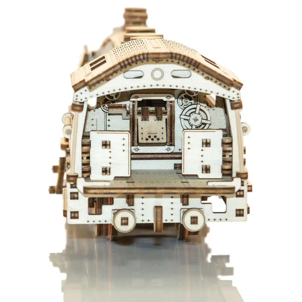 Wooden City Wooden Express With Rails 3D Wooden Train Puzzle – WR321