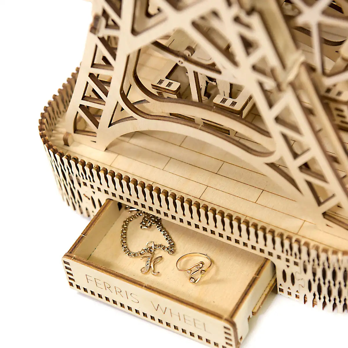 Wooden City Ferris Wheel 3D Wooden Decoration Puzzle – WR306
