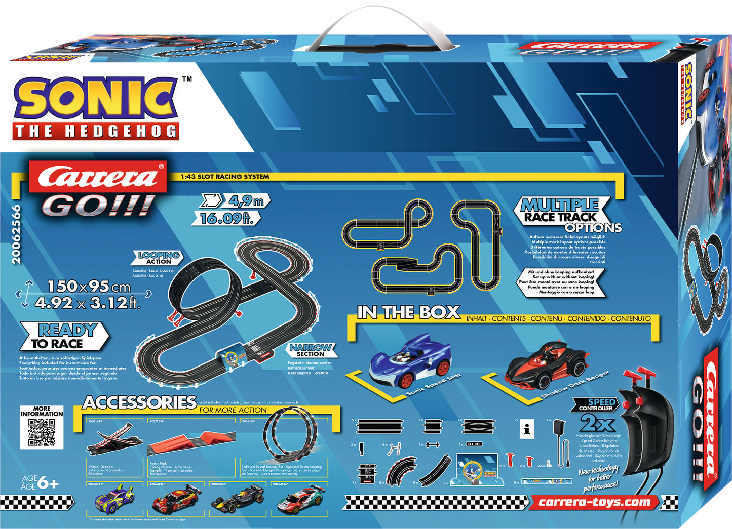 Carrera GO !!! Sonic the Hedgehog™ (4.9m)