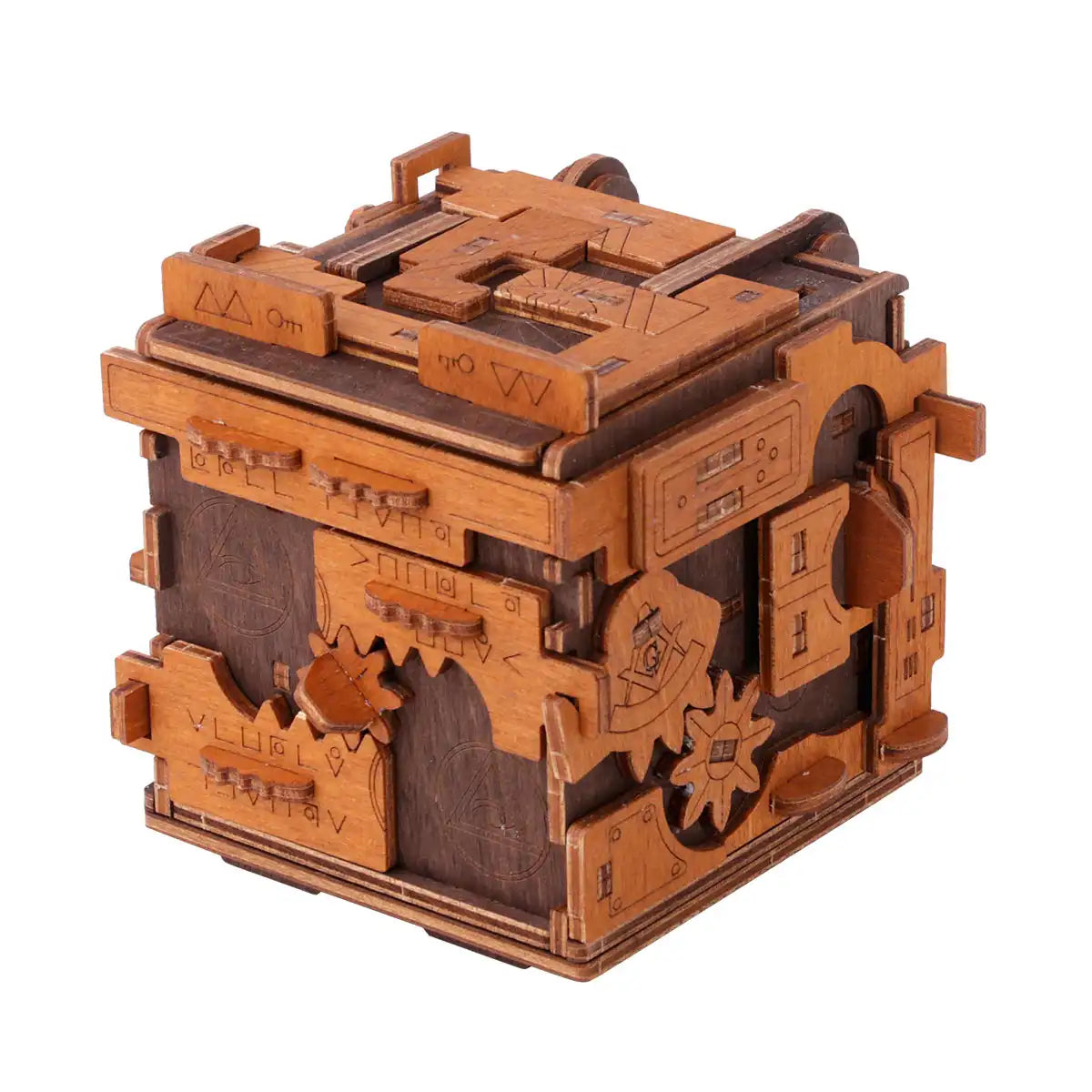 Wooden City WR354 3D Wooden Box Puzzle – Escape Room Puzzle Box