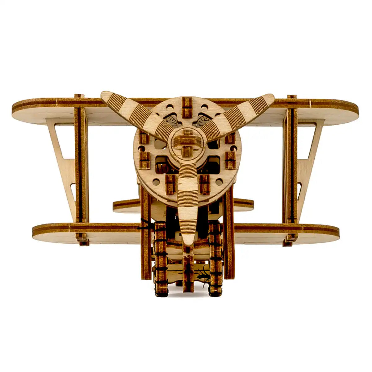 Wooden City WR304 3D Wooden Plane Puzzle – Biplane