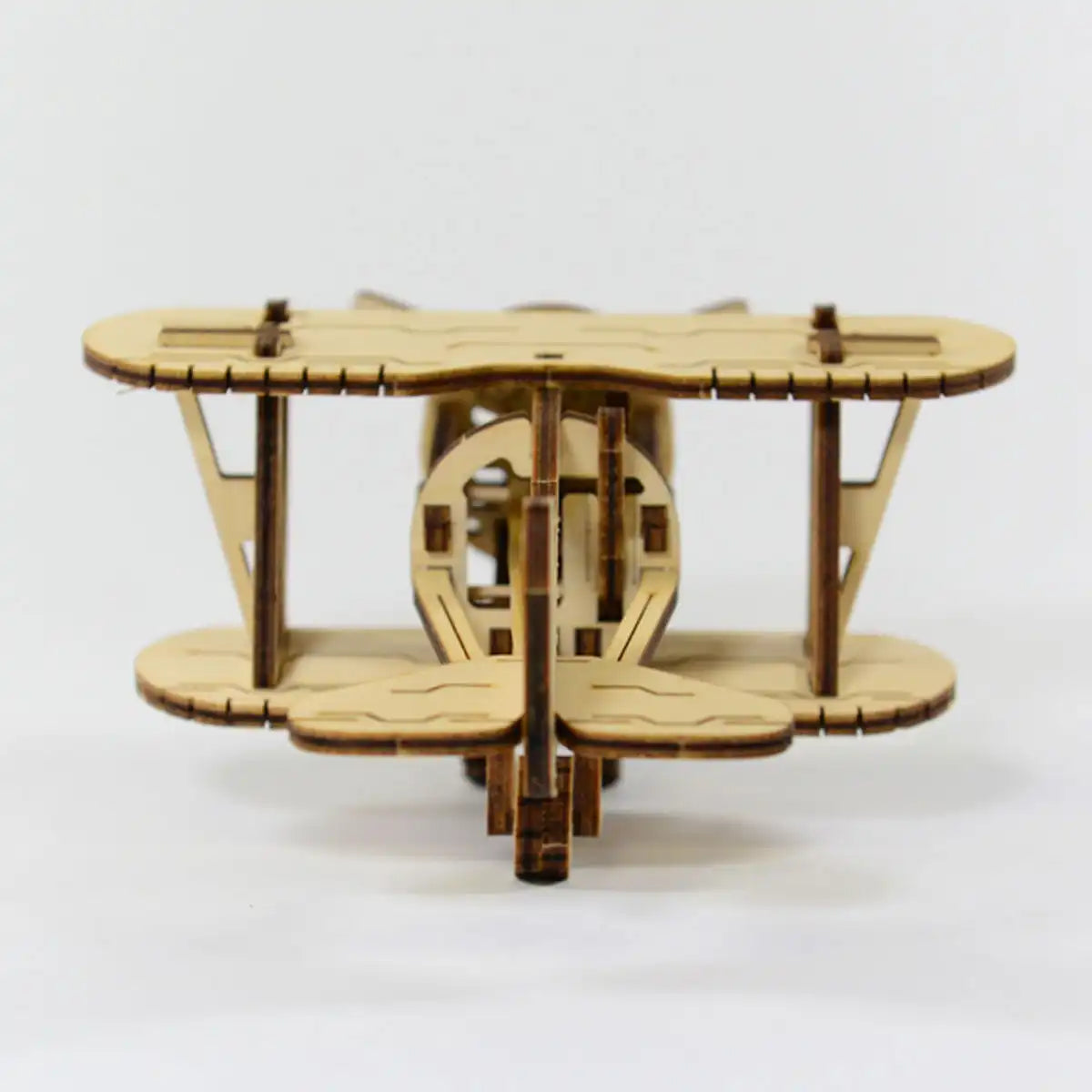 Wooden City WR304 3D Wooden Plane Puzzle – Biplane