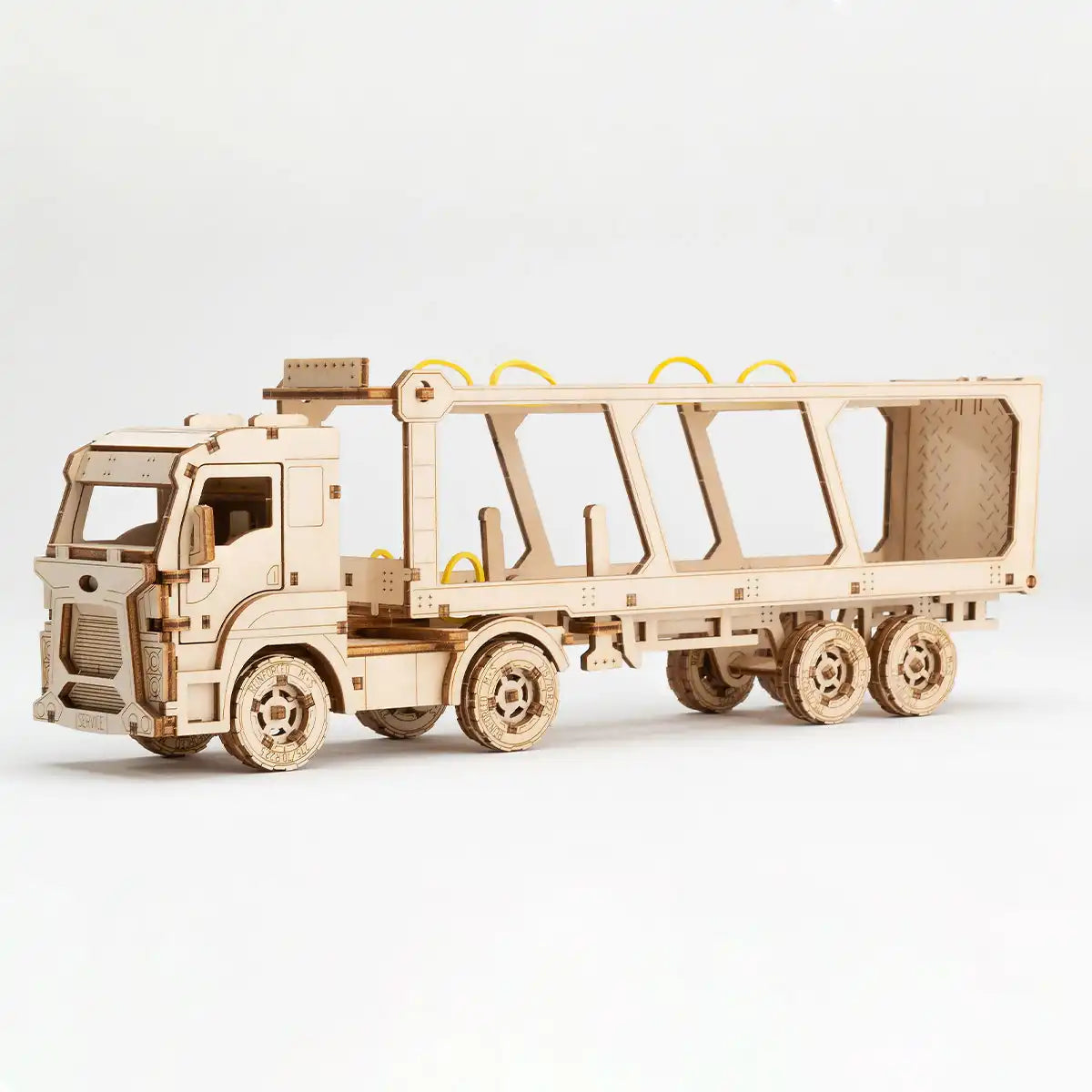 Wooden City MB016 3D Wooden Puzzle – Car Carrier Truck