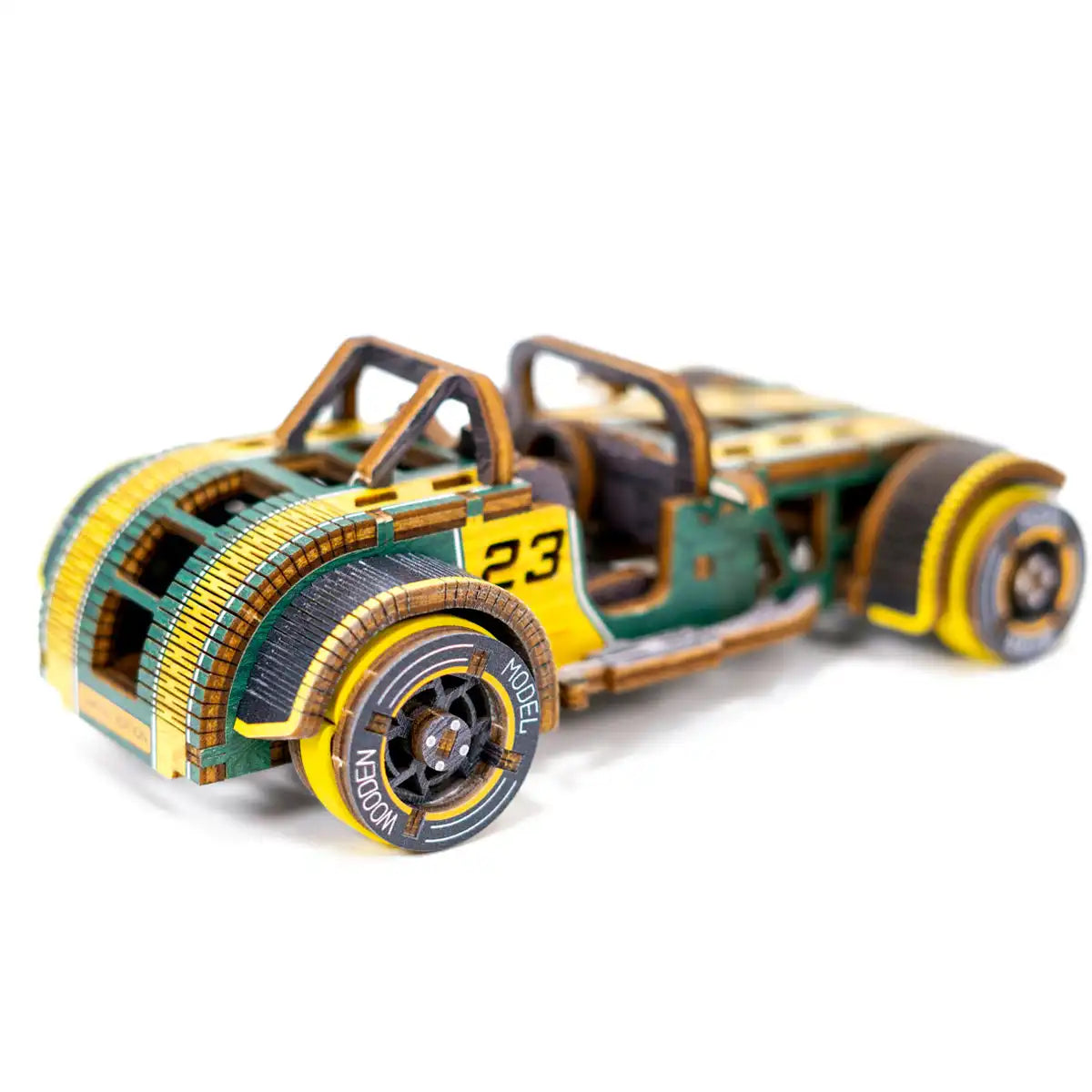 Wooden City LE004 3D Wooden Car Puzzle – Roadster Limited Edition