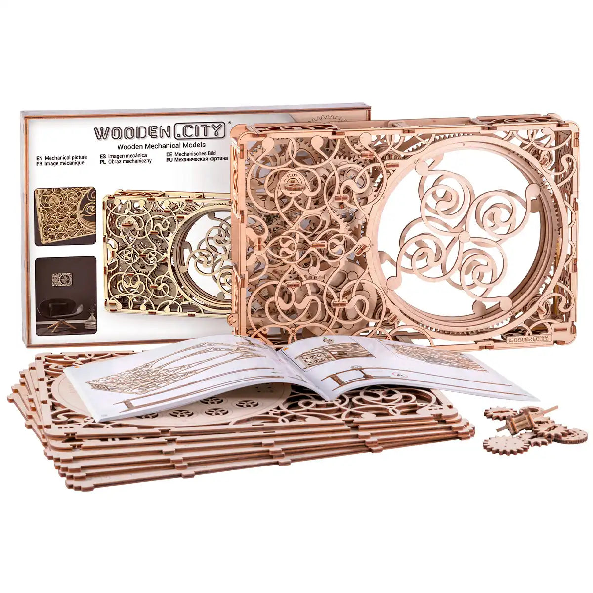 Wooden City WR311 3D Wooden Puzzle – Mechanical Picture