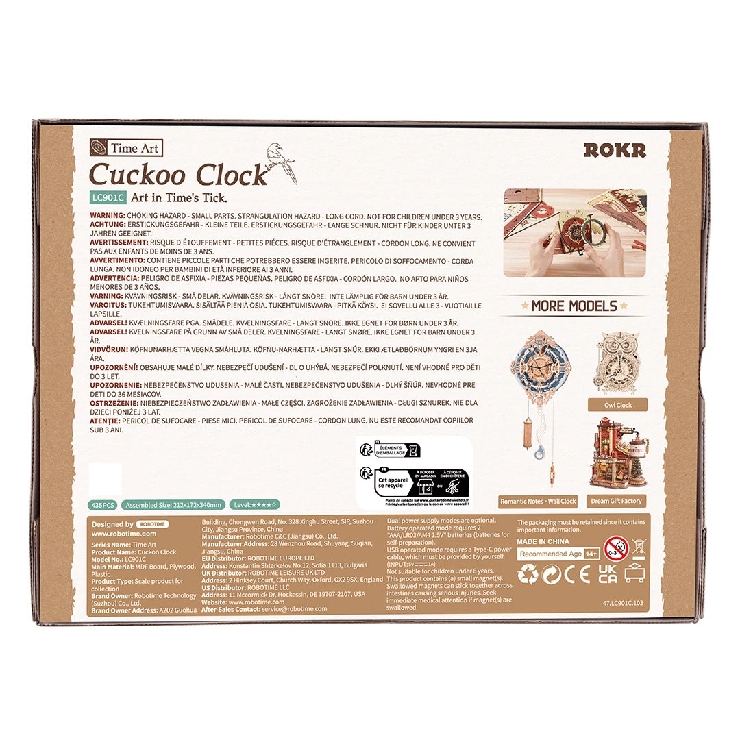 ROKR Cuckoo Clock LC901C